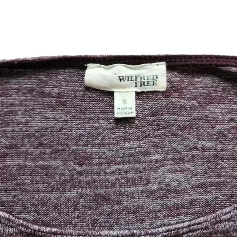 Wilfred Free Cober Tee Dress Women Small Purple Marl Oversized - Picture 9 of 11